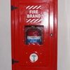 Double extinguisher cabinet